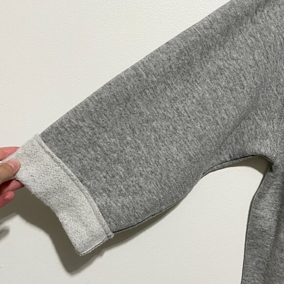 Diamond Dust Womens VTG 90s Cutoff Sweatshirt S Gray Native American Oversized - Picture 3 of 9